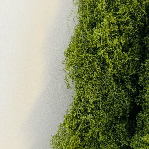 NEW ANTHROPOLOGIE TERRAIN Green Faux Moss Floral Plant Sheet Mat Rug DIY Decor - Picture 8 of 15